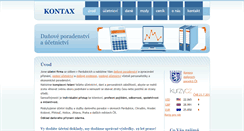 Desktop Screenshot of kontax.cz